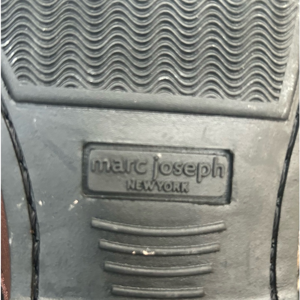 NWOB Marc Joseph New York Hand Crafted in Brazil Brown Leather Dress Shoes Sz 11 - Picture 14 of 14